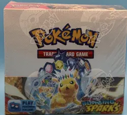 Pokemon Scarlet & Violet Shining Sparks Booster Box English Pokemon TCG Pikachu - Image 1