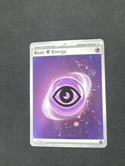 Pokemon 151 Holo Psychic Energy Swirl Galaxy Cosmo Foil Variant 005 (3 SWIRLS) - Image 1