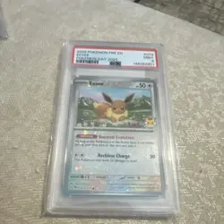 Pokemon Eevee 074/131 PSA 9 Holo Stamped Pokemon Day 2025 Pokemon TCG - Image 1