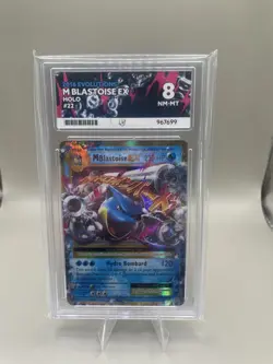 M Blastoise EX Holo 22/108 2016 Evolutions - Ace 8 near Mint Pokemon - Image 1
