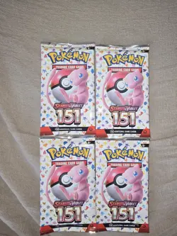 Pokemon Scarlet & Violet 151 Booster 4x english sealed ovp Beschreibung lesen - Image 1