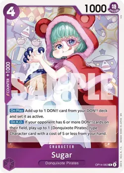 OP14-063 Sugar English R One Piece TCG Card Game - Image 2