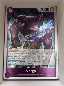 OP14-061 Vergo English R One Piece TCG Card Game - Image 1