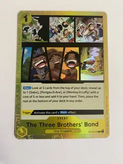 ST13-019 THE THREE BROTHERS' BOND THE THREE BROTHERS ULTRA DECK ONE PIECE NM - Image 1