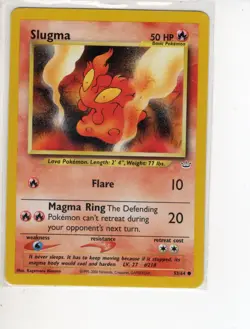 SLUGMA NEO REVELATION SET POKEMON CARD 53/64 EX/NM - Image 1