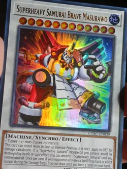 Yugioh! Superheavy Samurai Brave Masurawo - CYAC-EN039 - Ultra Rare - 1st Editio - Image 1