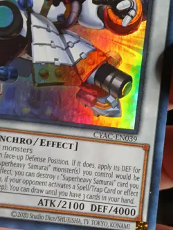 Yugioh! Superheavy Samurai Brave Masurawo - CYAC-EN039 - Ultra Rare - 1st Editio - Image 2