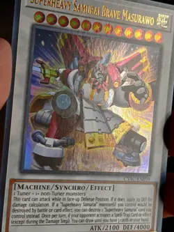 Yugioh! Superheavy Samurai Brave Masurawo - CYAC-EN039 - Ultra Rare - 1st Editio - Image 3