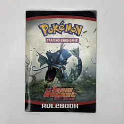 Pokemon TCG EX Team Rocket Returns 2004 Rule Book / Card List Gyarados Mewtwo - Image 1