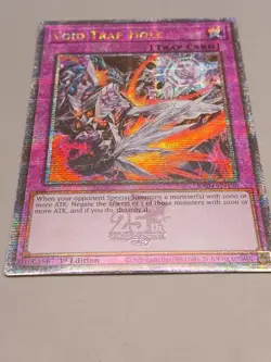 Void Trap Hole Yugioh RA04-EN190 Quarter Century Secret Rare QCR NM - Image 1