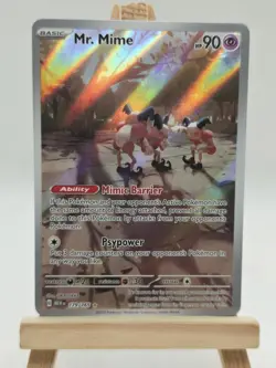 Pokemon Card TCG - Mr. Mime 179/165 Illustration Rare Scarlet & Violet 151 - Image 1