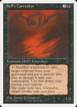 Hell's Caretaker Chronicles MtG LP to NM - Image 1