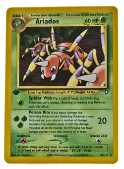 Ariados 27/111 1st Edition Uncommon Neo Genesis NM With eBay Shipping - Image 1