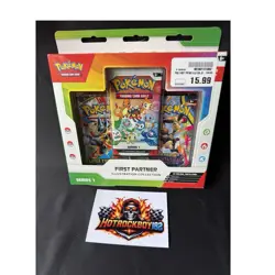 Pokemon First Partner Illustration Collection Series 1 Box Prize Card Booster - Image 1