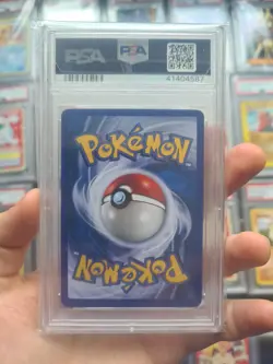 Aquapolis Lanturn holo Pokemon Card Psa 8 near mint 2003 rare vintage - Image 2