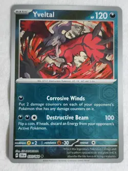Yveltal 35/64 Sv: Shrouded Fable Reverse Holo Pokemon TCG - Image 1