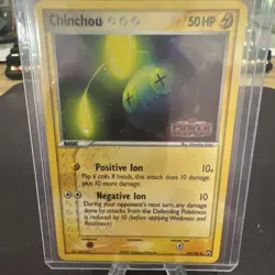 Pokemon Chinchou Power Keepers 49/108 Reverse Holo Stamped - Image 1