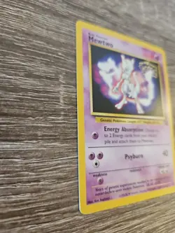 Pokemon TCG Mewtwo Black Star Promo 3 WOTC 1999 WB ‘The First Movie’ Stamp LP - Image 2