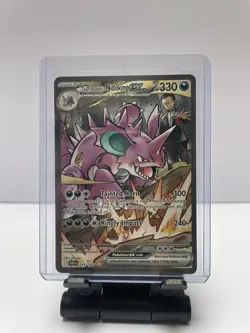 Pokemon TCG - Team Rockets Nidoking EX 233/182 - SIR - Destined Rivals - Image 1