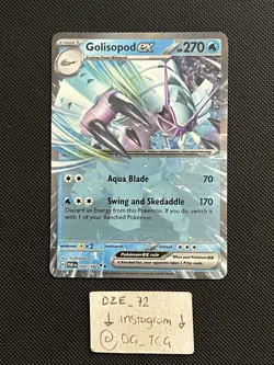 Pokemon Paradox Rift - Golisopod ex - 050/182 - Full Art - M/NM - Image 1