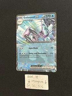 Pokemon Paradox Rift - Golisopod ex - 050/182 - Full Art - M/NM - Image 4
