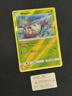 Pokemon Burning Shadows - Wimpod - 16/147 - Reverse Holo - M/NM - Image 3