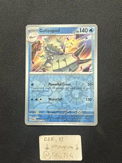 Pokemon Paradox Rift - Golisopod - 049/182 - Reverse Holo - M/NM - Image 1
