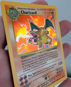 1999 Charizard #4 Pokemon Base Set Shadowless Holo Rare Vintage WotC NM/LP - Image 5