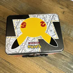 Pokemon Celebrations 25th Anniversary Collectors Chest Tin Lunch Box + Extras - Image 1
