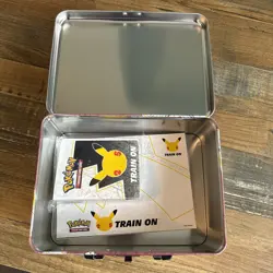 Pokemon Celebrations 25th Anniversary Collectors Chest Tin Lunch Box + Extras - Image 5