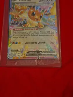 Pokemon Eevee EX Prismatic Evolutions Promo Card - Image 3