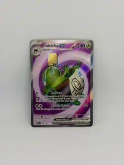 Pokemon Card Sinistcha ex 189/167 Twilight Masquerade ULTRA RARE - NM - Image 1