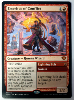 Emeritus of Conflict - Mythic - MTG Secrets of Strixhaven - 0113 NM - Image 1