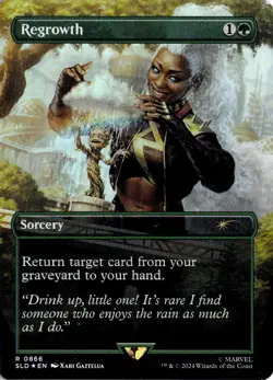Regrowth 866 Magic: The Gathering Foil Secret Lair Drop Series Holo Rare NM - Image 1