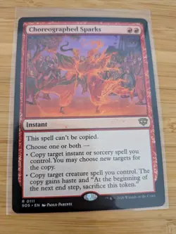 MTG Choreographed Sparks 0111 Secrets of Strixhaven M/NM Free UK P&P - Image 1