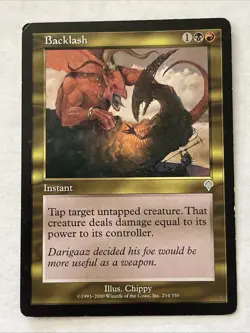 Backlash LP Light Play Invasion MTG [10281] - Image 1