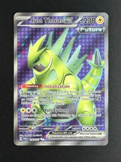 Iron Thorns 196/167 EX Ultra Rare Full Art Twilight Masquerade Pokemon NM 1L - Image 1