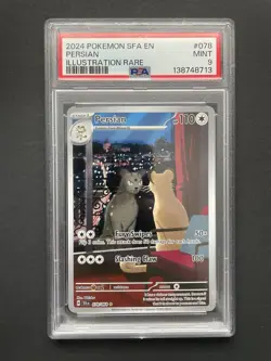 Persian Pokemon TCG PSA 9 Shrouded Fable MINT 078/064 - Image 1