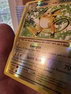 (LP/NM) Raichu Reverse Evolutions 36/108 Reverse Holo Rare Pokemon TCG - Image 3