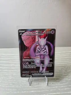 Pokemon TCG Team Rockets Mewtwo EX 213/182 Full Art Destined Rivals English - Image 1