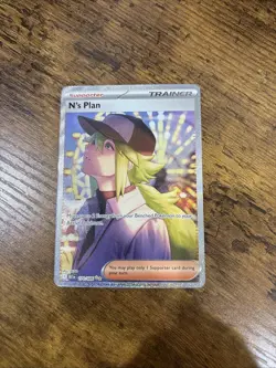 Pokemon TCG N's Plan 170/086 Black Bolt Special Illustration Rare NM - Image 1