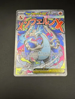Pokemon Mega Charizard X Ex #23 Holo Promo MEG Black Star Phantasmal Flames NM - Image 3