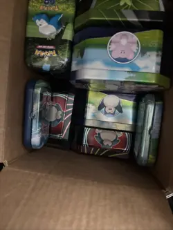 Old Empty Pokemon Tins Lot - Image 2