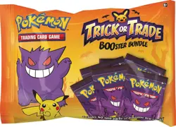 3 New sealed: 2022 Pokemon TCG BOOster Bundle Trick Or Trade TCG 40 mini packs - Image 2