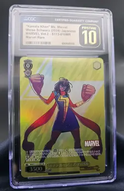 Kamala Khan Ms. Marvel MAR/S113-010 Weiss Schwarz Marvel Vol 2 CGC Pristine 10 - Image 1