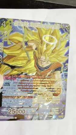 Ss3 Son Goku Premonitions Of A Fierce Battle Bt22-135 Dragonball Super Card Game - Image 2
