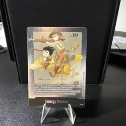 Son Goku Bulma E-43 Silver Energy Marker Dragon Ball Manga Booster Card Fusion - Image 1