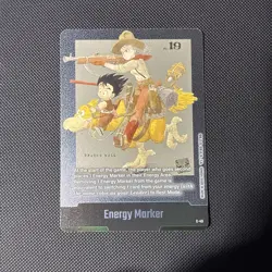 Son Goku Bulma E-43 Silver Energy Marker Dragon Ball Manga Booster Card Fusion - Image 3