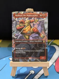 MTG TMNT tmt - Raphael, the Nightwatcher - rare - 213/320 - Non-Foil - Image 1