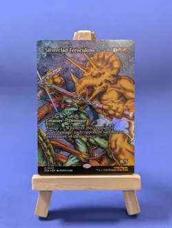MTG TMNT pza - Silverclad Ferocidons - mythic - 9/20 - Foil - Image 1